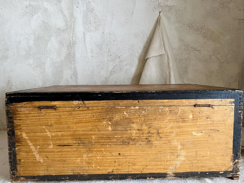 Antique French Wooden Trunk Box XL – AMIDON Hoffmann, France